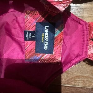 Lands' End Pink Squall Jacket